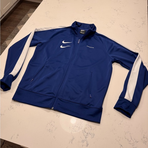 Nike Other - Nike mens Double swoosh track jacket royal blue